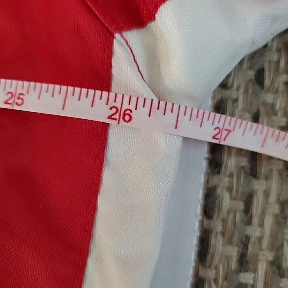 Men's ADIDAS Red White Windbreaker SZ L Large Nebraska Cornhuskers Football - Picture 9 of 13